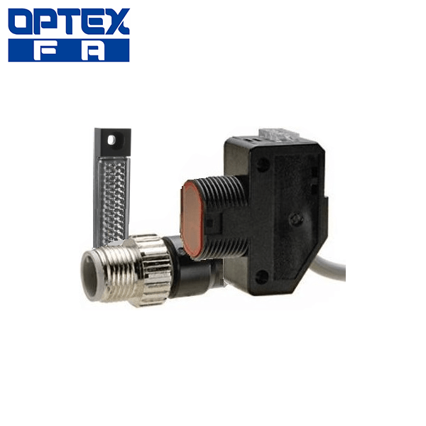 Sensor Reflex CUAD/M18 TRANSP. 1MT. PNP L/D YRQ39P