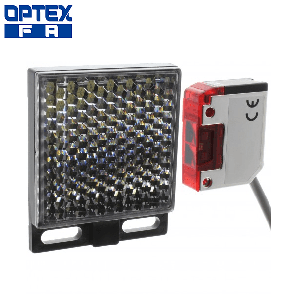 Sensor Reflex 37x28x12 TRANSP. 50CM PNP L/D KRQ50PW