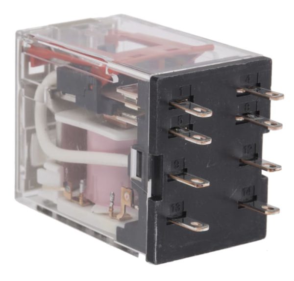 Relé DPDT 8P. 10A. 12 VDC MY2N DC12S
