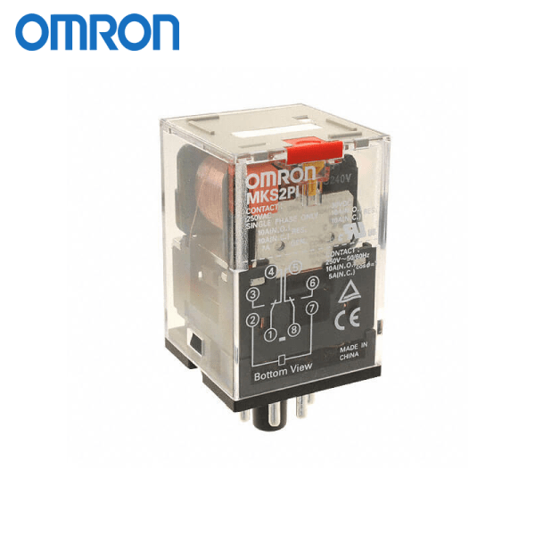 Relé DPDT Octal 8P. 10A. 120VAC MKS2PI AC120
