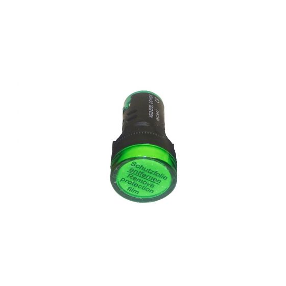 Piloto LED 22mm Verde 24V AC/DC