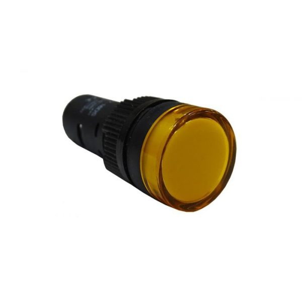 Piloto LED 22mm Amarillo 220V