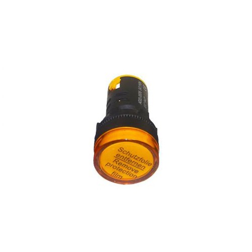 Piloto LED 22mm Amarillo 24V AC/DC
