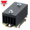 Disipador con Soporte para Riel DIN p/ Relé SSR 1Fase RHS100D/KHS1BD