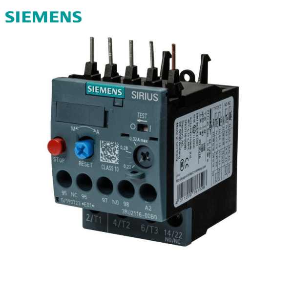 Relé Térmico tamaño S00  rango 0,22 - 0,32 A. 3RU2116-0DB0