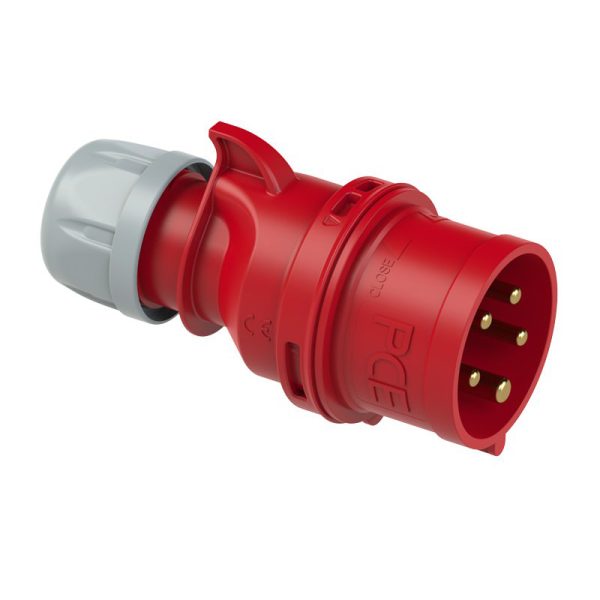 Enchufe Macho Volante 5x32A (3P+N+T) IP44 380V