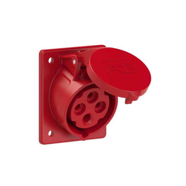 Enchufe Hembra Embutido 4x16A (3P+T) IP44 380V