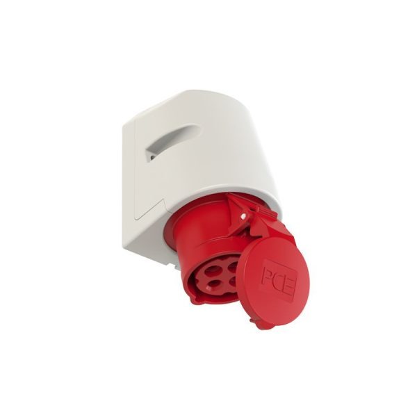 Enchufe Hembra Sobrepuesto 4x16A (3P+T) IP44 380V