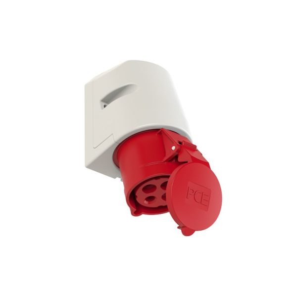 Enchufe Hembra Sobrepuesto 4x32A (3P+T) IP44 380V