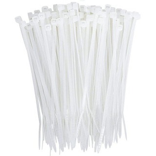 Amarras Plástica 450 x 4,8mm Blancas (100 Unidades)
