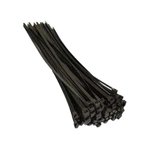 Amarras Plásticas 300 x 3,6mm Negras (100 Unidades)