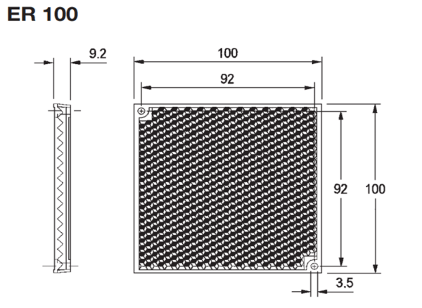 Reflector 101x101 ER100