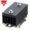 Disipador con Soporte para Riel y Comp. Térmico DIN p/ Relé SSR 1Fase RHS100