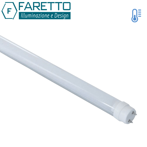 Tubo LED T8 120cm Vidrio 18W Frio (F)