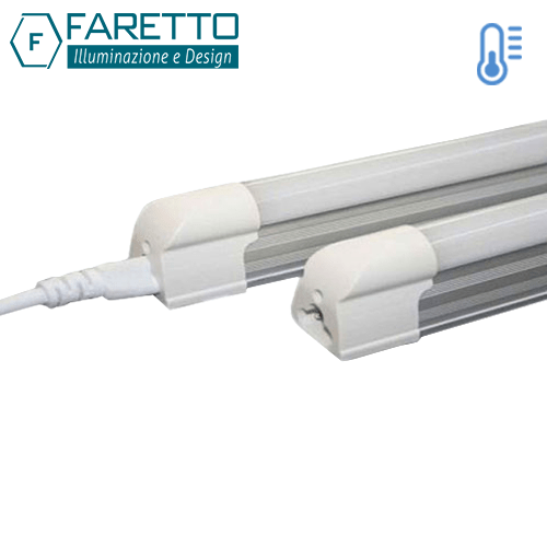 Tubo LED T5 120cm Empavonado 6W Frio con Base