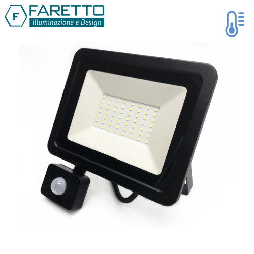 Proyector Polux 50W con Sensor Frio