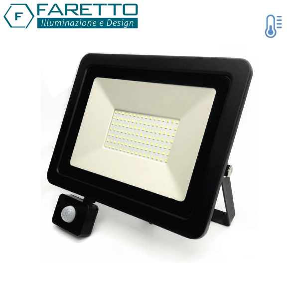 Proyector Polux 100W con Sensor Frio