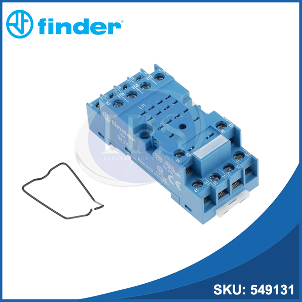 Base Relé Riel DIN para Serie 55, 85 y 86  94.74