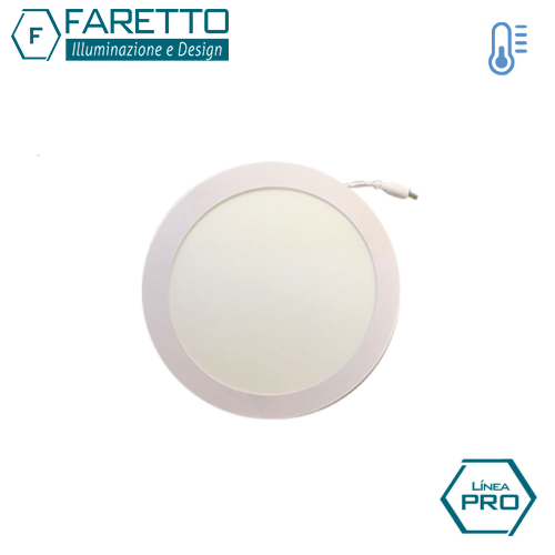 Led Embutido Redondo 18W Frio (F)