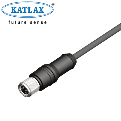 Conector M8 4P Recto Hembra Cable 5mts