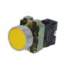 Pulsador Rasante Amarilla 22mm 1NA