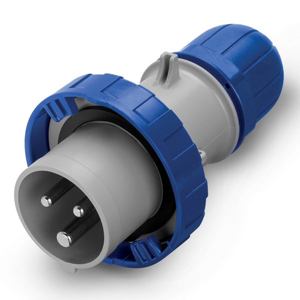Enchufe Macho Volante 2P+T IP66/67 16A 200-250V SCAME