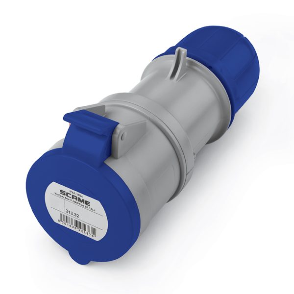 Enchufe Hembra Volante 2P+T IP44 32A 200-250V SCAME