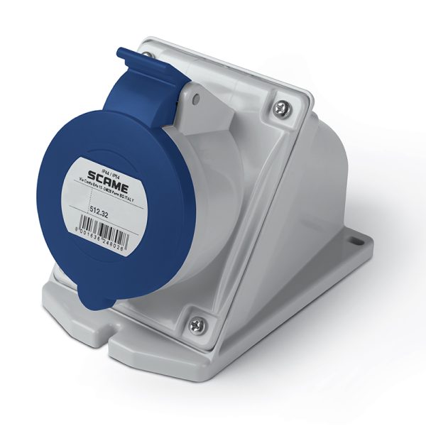 Enchufe Hembra S/Puesto 2P+T IP44 32A 200-250V SCAME