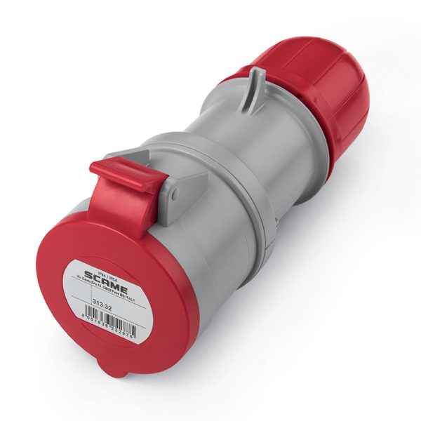Enchufe Hembra Volante 3P+T IP44 32A 380-415V SCAME