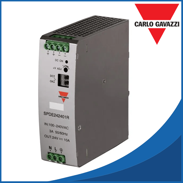 Fuente de Poder Riel DIN 24VDC 10A 100/240VAC SPDE242401R