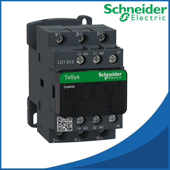 Contactor 12A 3P Tesy 110VAC  1NO/1NC LC1D12F7