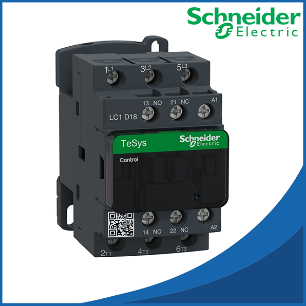 Contactor 18A 3P Tesy 110VAC  1NO/1NC LC1D18F7