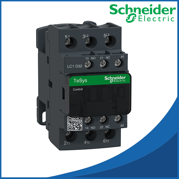 Contactor 32A 3P Tesy 220VAC  1NO/1NC LC1D32M7